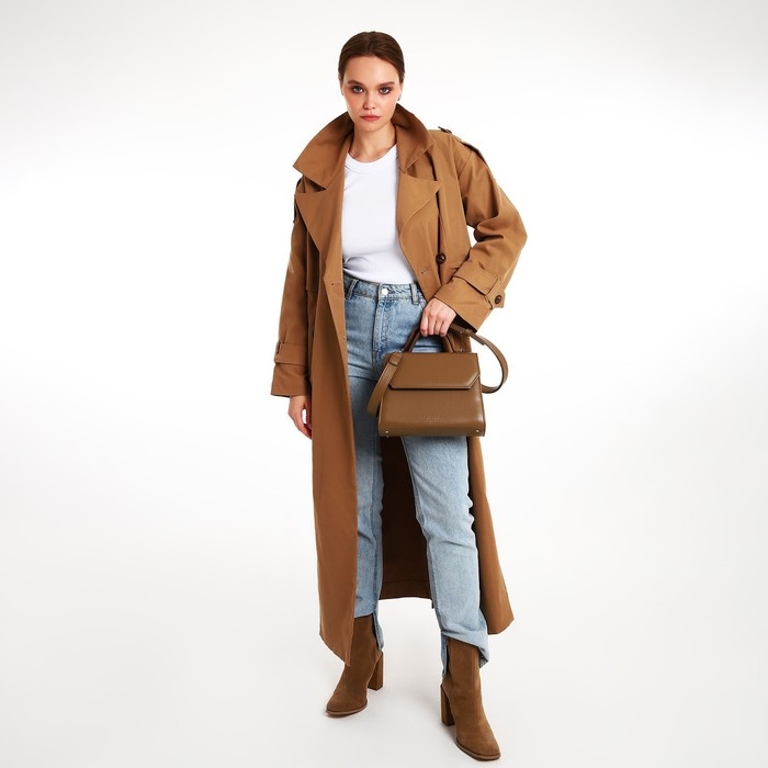 Сумка женская TEXTURA, мессенджер, средний размер, цвет коричневый Сумка женская TEXTURA, мессенджер, средний размер, цвет коричневый