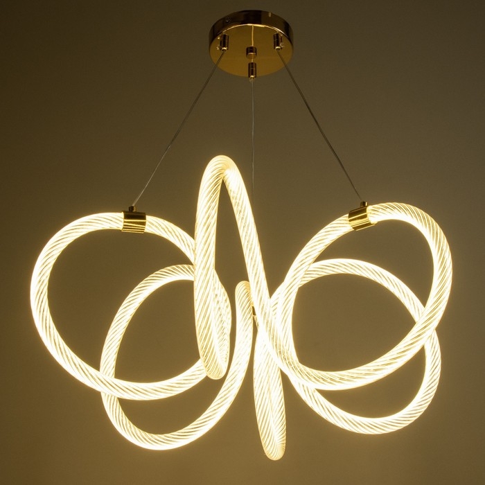 Светильник BayerLux Светильник BayerLux "Деси" LED 128Вт золото 54х54х23-120 см