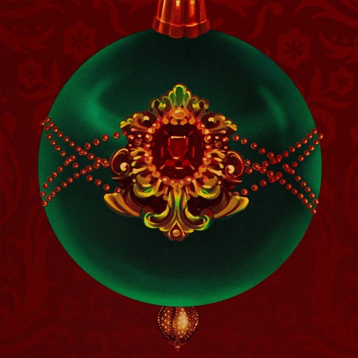 Новый год. Пакет подарочный новогодний под бутылку, упаковка Новый год. Пакет подарочный новогодний под бутылку, упаковка "Дивный шар", 12 х 36 х 8,5 см.