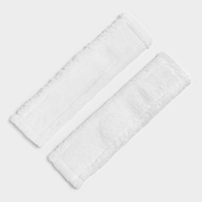 Сменные насадки для окномойки Raccoon, 2 шт, 25×6 см, цвет белый