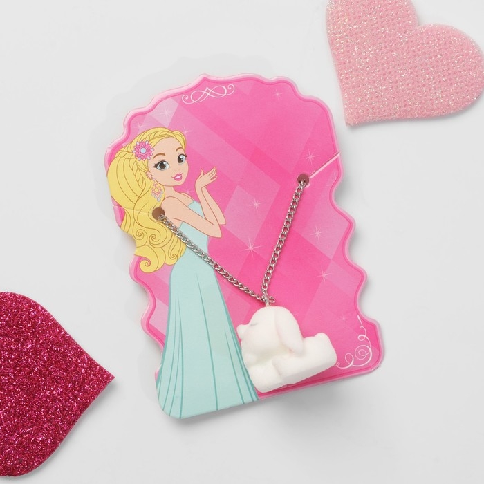 Кулон детский «Выбражулька» зайчик, цвет белый в серебре Кулон детский «Выбражулька» зайчик, цвет белый в серебре