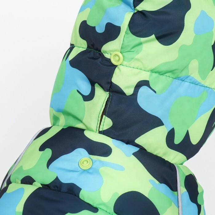 Комбинезон Комбинезон "Go-Иди" с утяжкой, размер 10 (ДС 25, ОГ 34, ОШ 24 см), зелёный/камуфляж