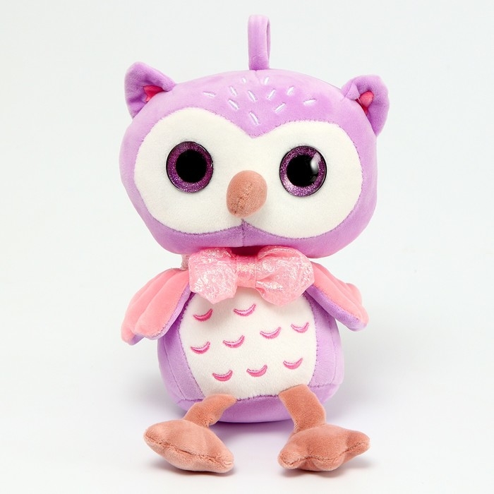 Мягкая игрушка «Совёнок», 23 см, цвет фиолетовый