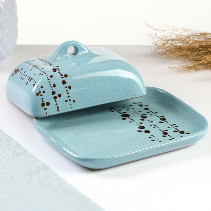 Масленка Масленка "Псковская" 18х14х8см, блюз