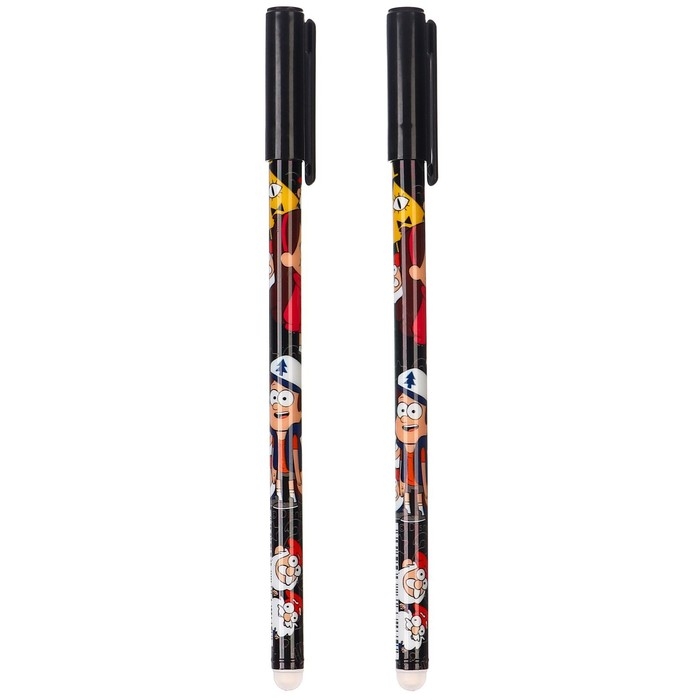 Ручка пиши стирай, 2 штуки, 4 стержня, Гравити Фолз Ручка пиши стирай, 2 штуки, 4 стержня, Гравити Фолз