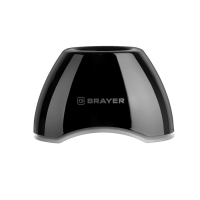 Машинка для стрижки BRAYER 3402BR, LED-дисплей, 4 насадки, титановое покрытие