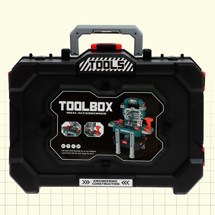 Игровой модуль 2 в 1 «Верстак», 78 элементов Игровой модуль 2 в 1 «Верстак», 78 элементов