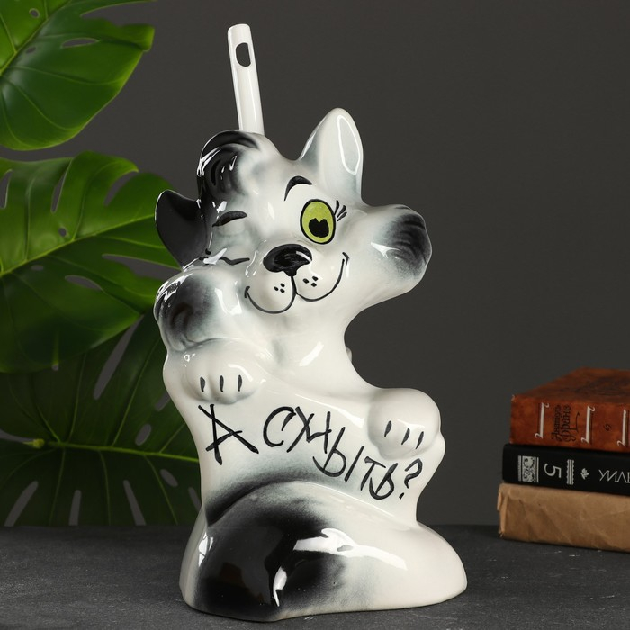 Подставка под ёрш Подставка под ёрш "Кот хулиган" с ёршиком 23х20х32см