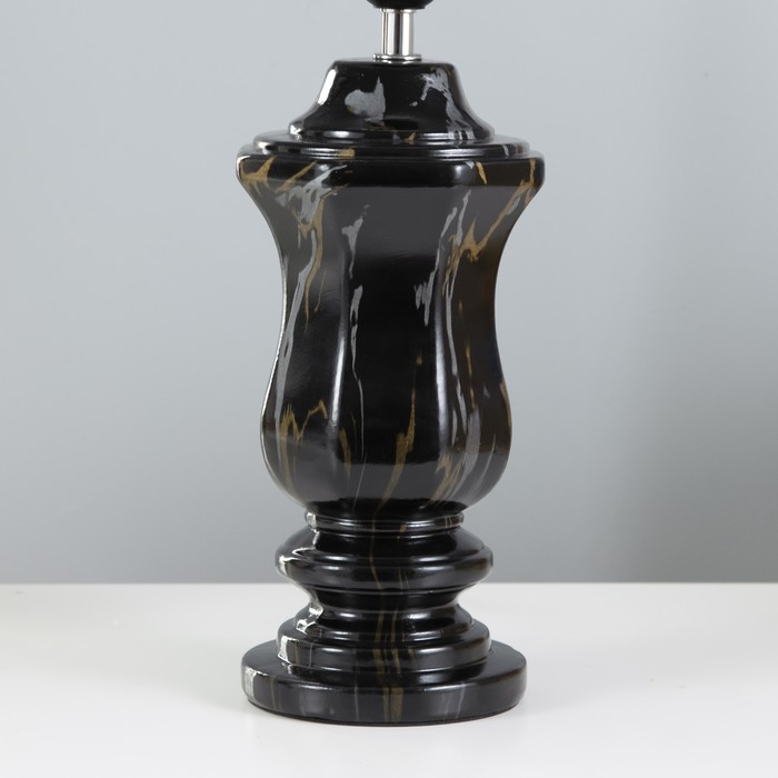 Настольная лампа Настольная лампа "Лунет" Е27 40Вт черный 28х28х45 см RISALUX