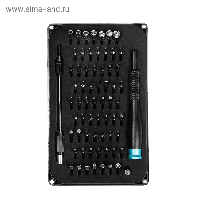 Набор для точных работ ТУНДРА, CrV, 66 предметов Набор для точных работ ТУНДРА, CrV, 66 предметов