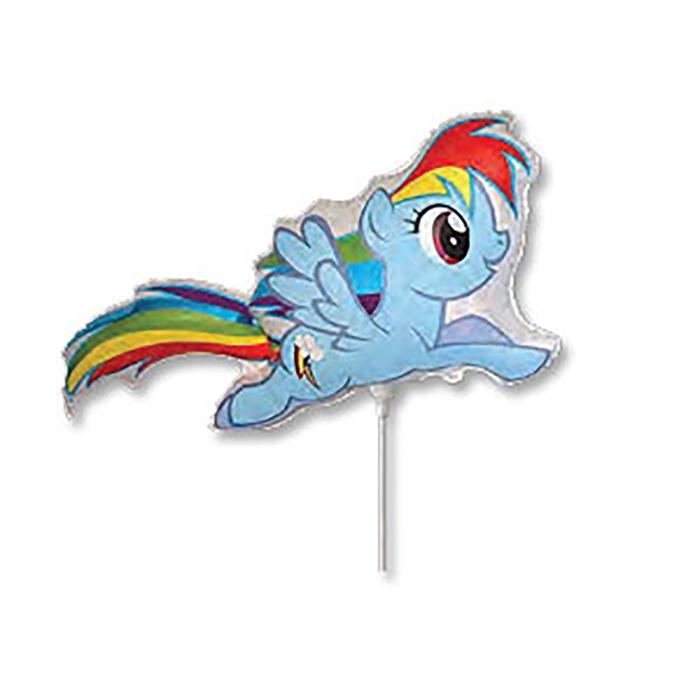 Шар фольгированный 16" &laquo;Пони&raquo;, без палочки, цвет голубой