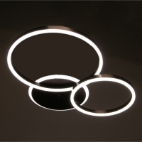 Люстра с ПДУ 1102/2CF LED 120Вт диммер кофе 65х65х7 см BayerLux