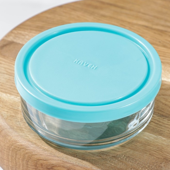 Контейнер для хранения продуктов Peanut, с пластиковой крышкой, 280 мл, цвет МИКС Контейнер для хранения продуктов Peanut, с пластиковой крышкой, 280 мл, цвет МИКС