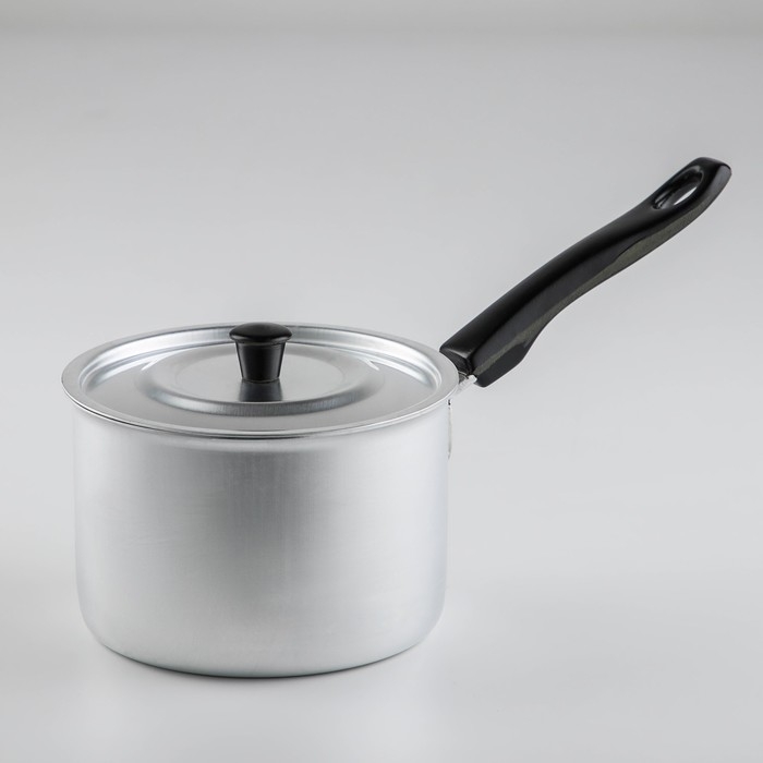 Ковш алюминиевый с крышкой Consul, 1,5 л, d=14 см, пластиковая ручка Ковш алюминиевый с крышкой Consul, 1,5 л, d=14 см, пластиковая ручка