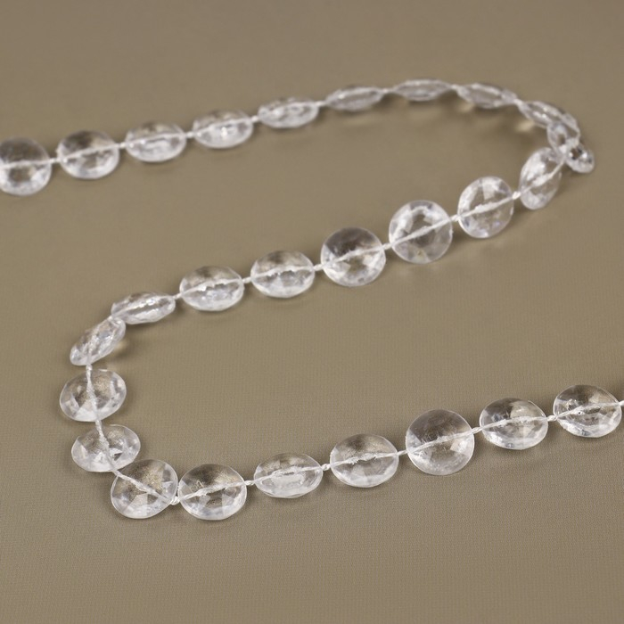 Бусы на нитях, 10 мм, 9 ± 1 м, цвет прозрачный Бусы на нитях, 10 мм, 9 ± 1 м, цвет прозрачный