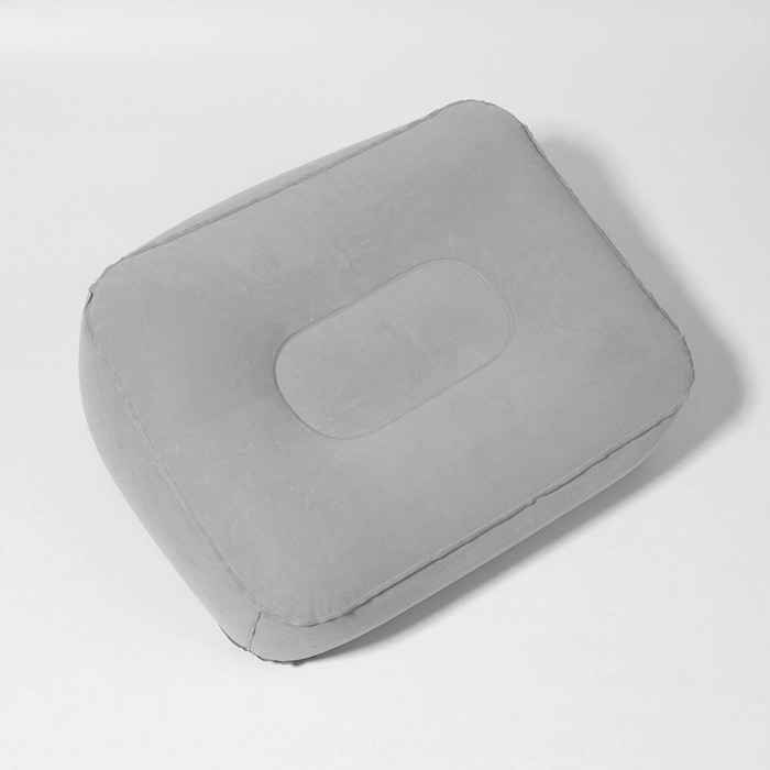 Подушка надувная, 37 × 28 × 15 см, цвет синий/серый Подушка надувная, 37 × 28 × 15 см, цвет синий/серый