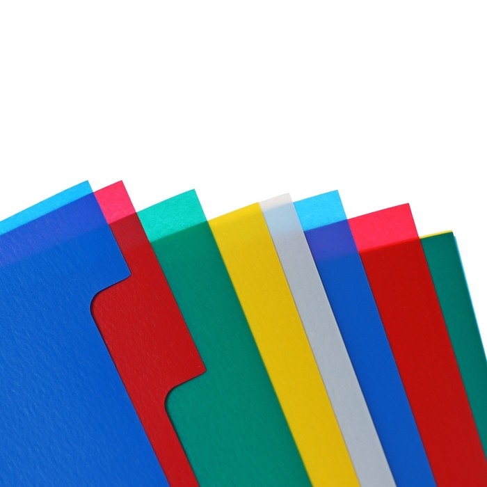 Набор разделителей листов А4 Office-2000, 12 листов без индексации, цветные, пластик 120 мкм Набор разделителей листов А4 Office-2000, 12 листов без индексации, цветные, пластик 120 мкм