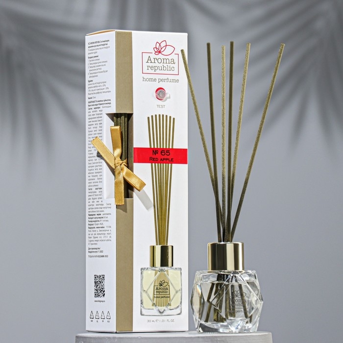 Диффузор ароматический AROMA REPUBLIC, 30 мл, Диффузор ароматический AROMA REPUBLIC, 30 мл, "Red apple", красное яблоко