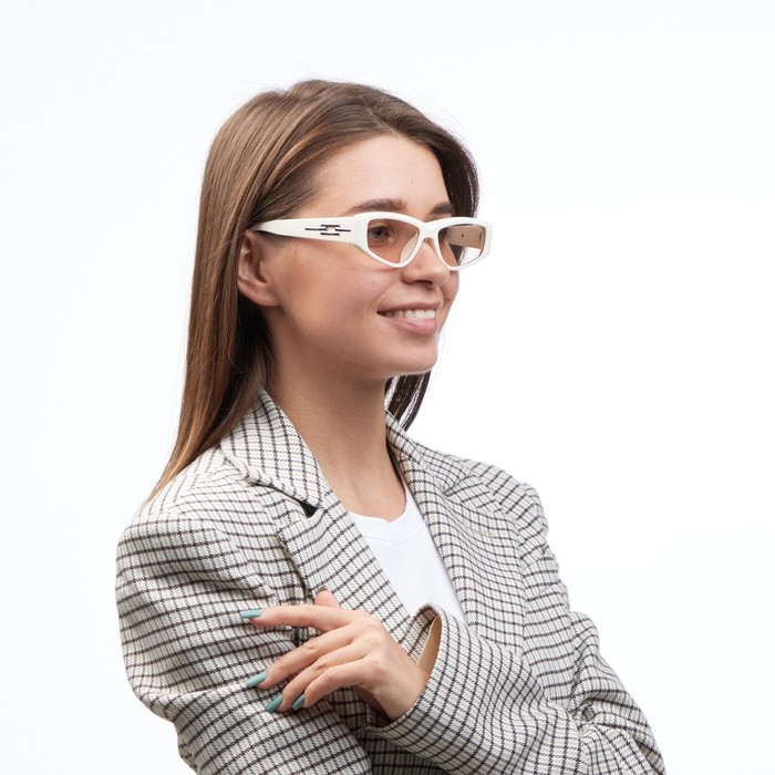 Очки солнцезащитные Очки солнцезащитные "OneSun", uv 400, дужка 14.5 см, ширина 14.7 см, линза 3.2 х 5.5 см