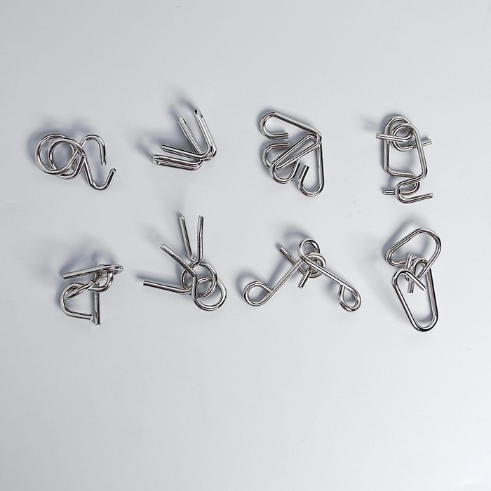 Металлические головоломки «Военная техника» (набор 8 шт) Металлические головоломки «Военная техника» (набор 8 шт)