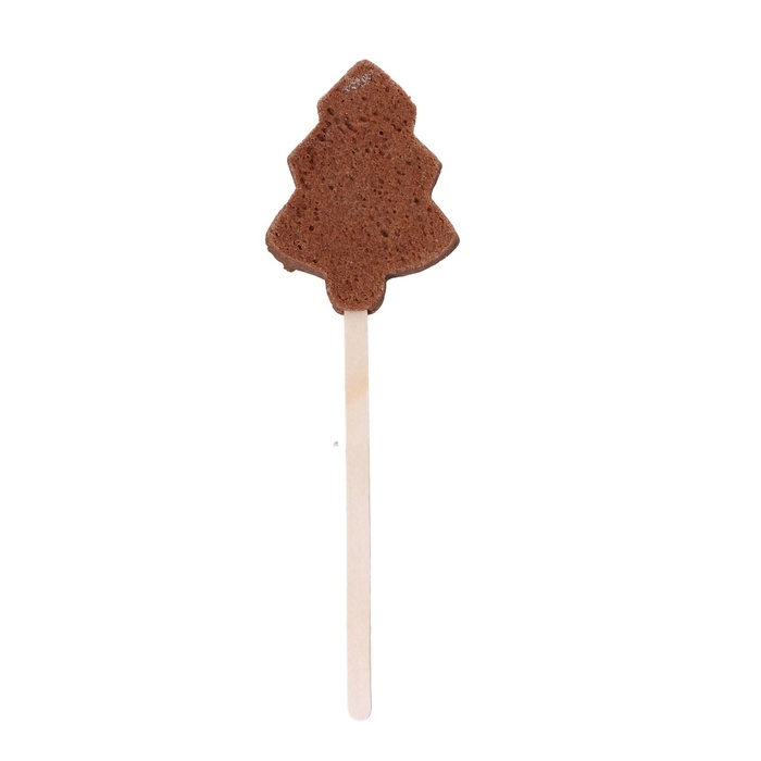 Новый год. Мини печенье шоколадное на палочке Новый год. Мини печенье шоколадное на палочке "Новогоднее" 15г 60шт (2блх30шт)