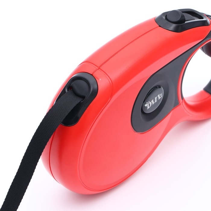 Рулетка DIIL, 8 м, до 50 кг, лента, прорезиненная ручка, красная с чёрным Рулетка DIIL, 8 м, до 50 кг, лента, прорезиненная ручка, красная с чёрным