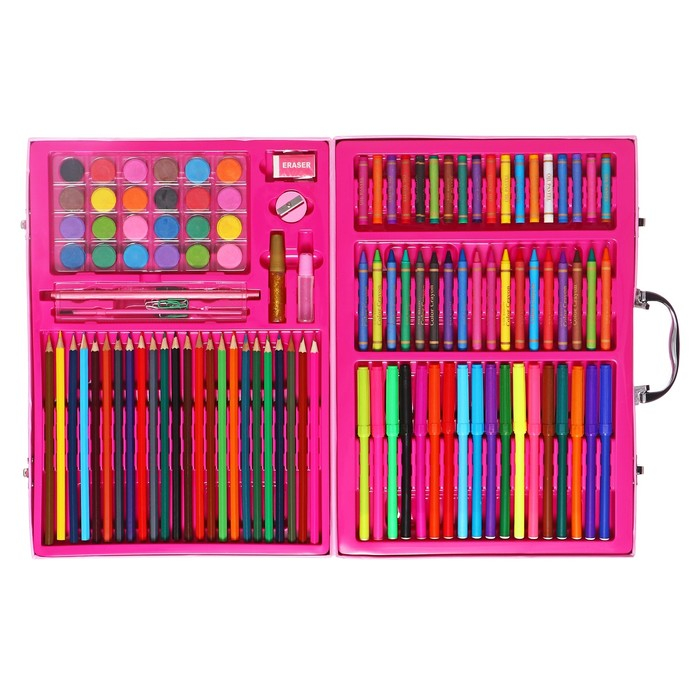 Набор для рисования в розовой коробке Набор для рисования в розовой коробке