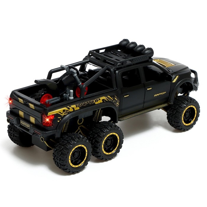 Джип металлический, 1:24, инерционный, открываются двери, капот, багажник, цвет чёрный Джип металлический, 1:24, инерционный, открываются двери, капот, багажник, цвет чёрный