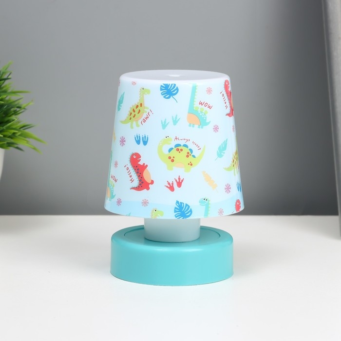 Ночник Ночник "Динозаврик" LED от батареек 3хААА 7,5х7,5х11 см RISALUX