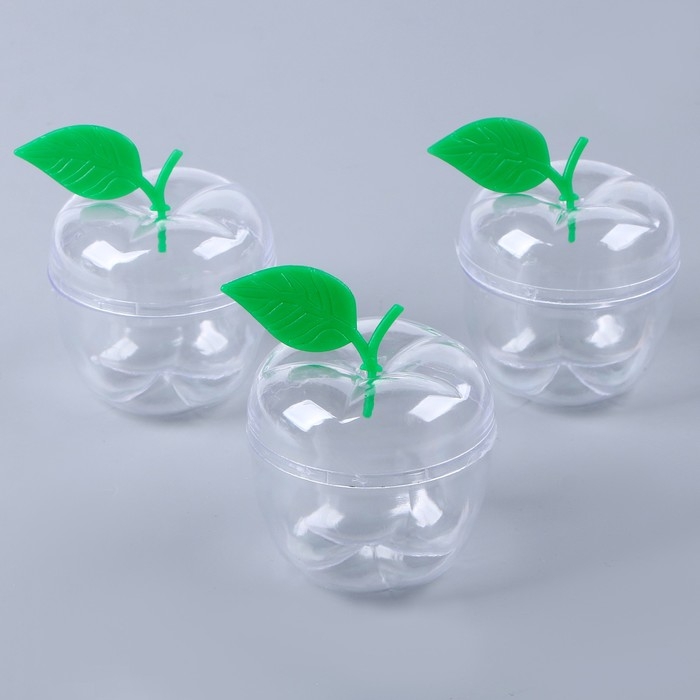 Основа для творчества и декорирования «Яблоко», набор 3 шт., размер 1 шт. — 8 × 9 × 7 см Основа для творчества и декорирования «Яблоко», набор 3 шт., размер 1 шт. — 8 × 9 × 7 см