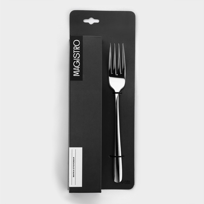 Набор вилок столовых из нержавеющей стали Magistro &laquo;Джентри&raquo;, длина 21 см, цвет серебряный