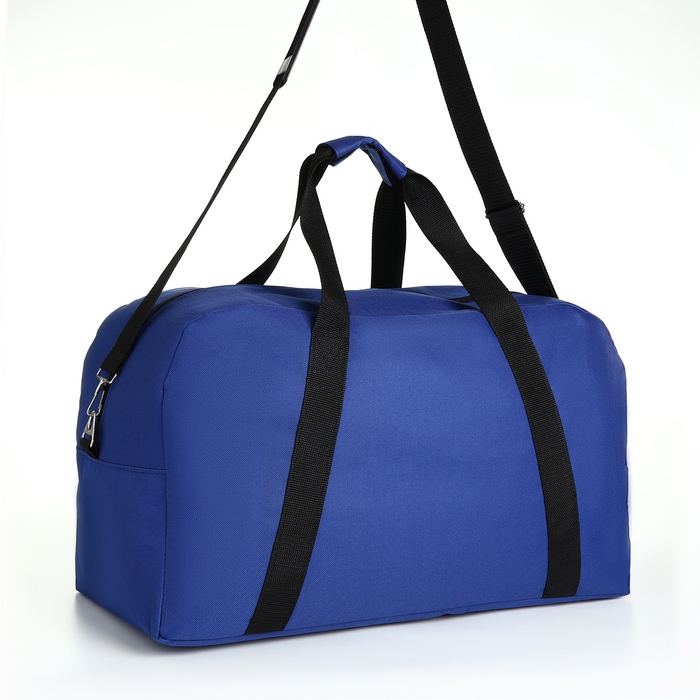 Сумка дорожная на молнии TEXTURA, большой размер, цвет синий Сумка дорожная на молнии TEXTURA, большой размер, цвет синий