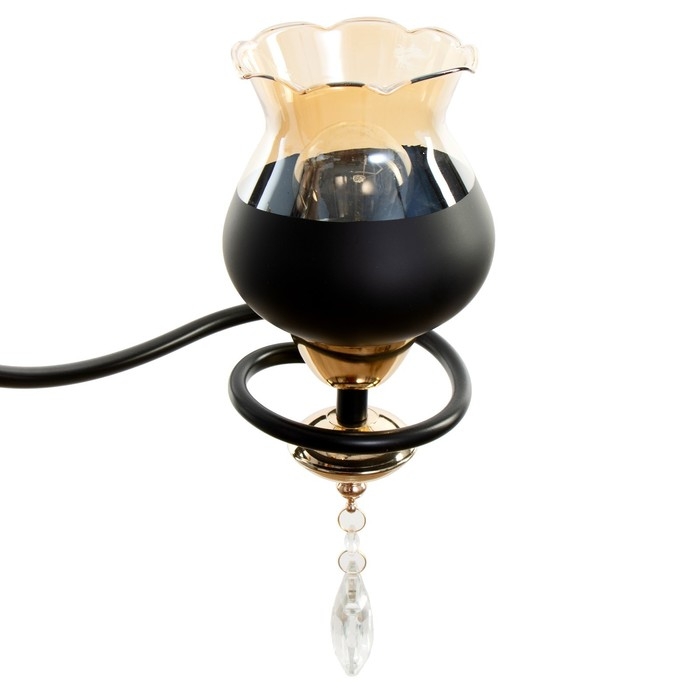 Люстра Люстра "Лира" 3хЕ27 40Вт черный 60х60х85 см BayerLux