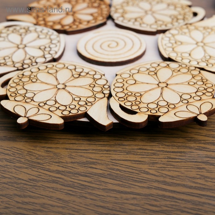 Подставка под горячее «Чайник», D=20 см, можжевельник Подставка под горячее «Чайник», D=20 см, можжевельник