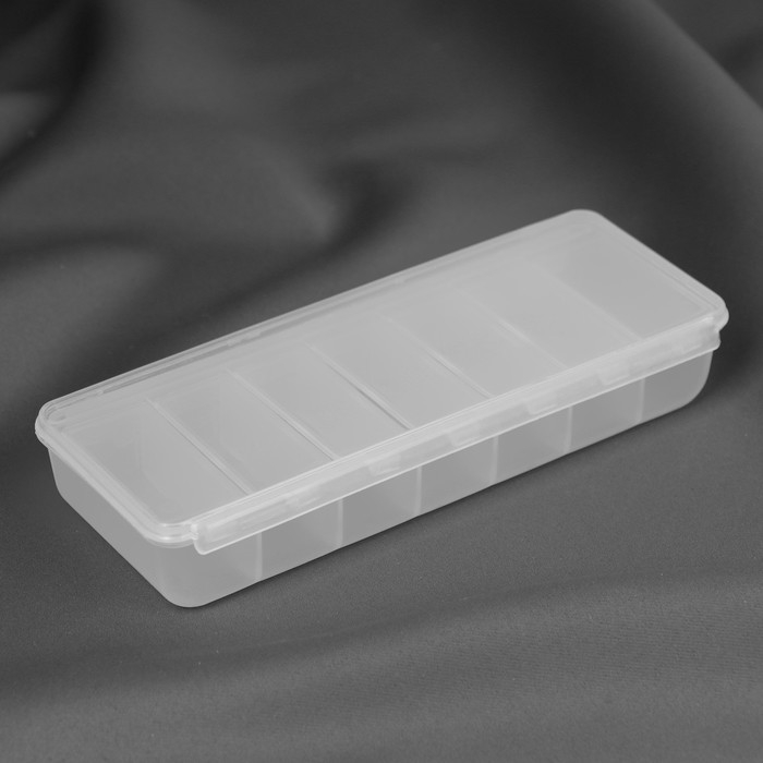 Органайзер для рукоделия, 7 отделений, 15,5 × 6,2 × 3 см Органайзер для рукоделия, 7 отделений, 15,5 × 6,2 × 3 см