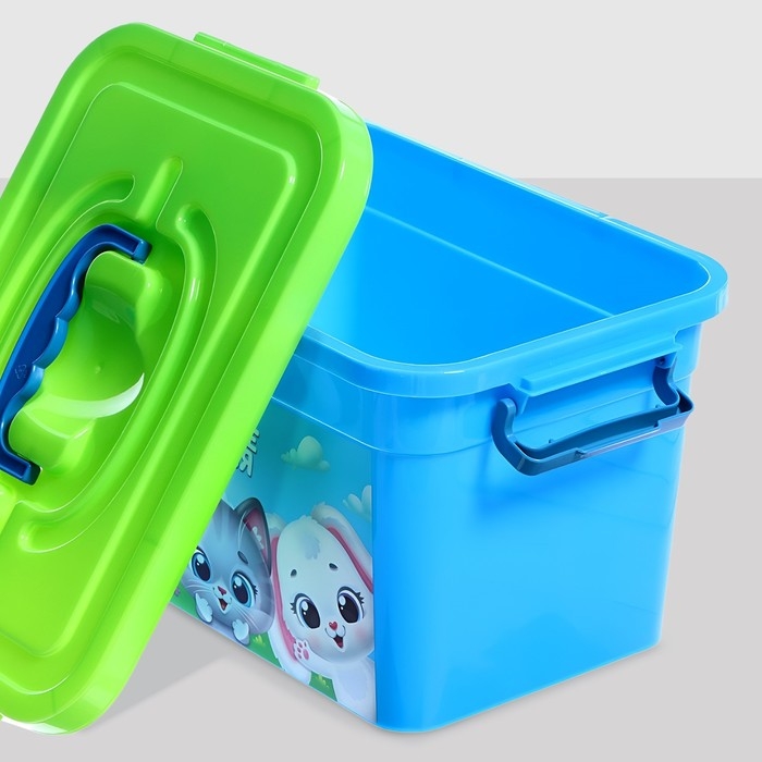 Ящик для хранения игрушек «Весёлые друзья», 6,5 л Ящик для хранения игрушек «Весёлые друзья», 6,5 л