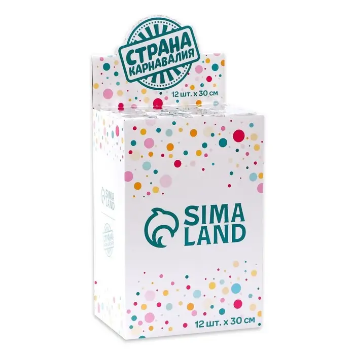 Хлопушка пневматическая «С новым годом» узоры 30 см Хлопушка пневматическая «С новым годом» узоры 30 см