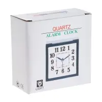 Часы - будильник настольные &laquo;Классика&raquo; подсветка, дискретный ход, 8&times;8 см, от батареек АА