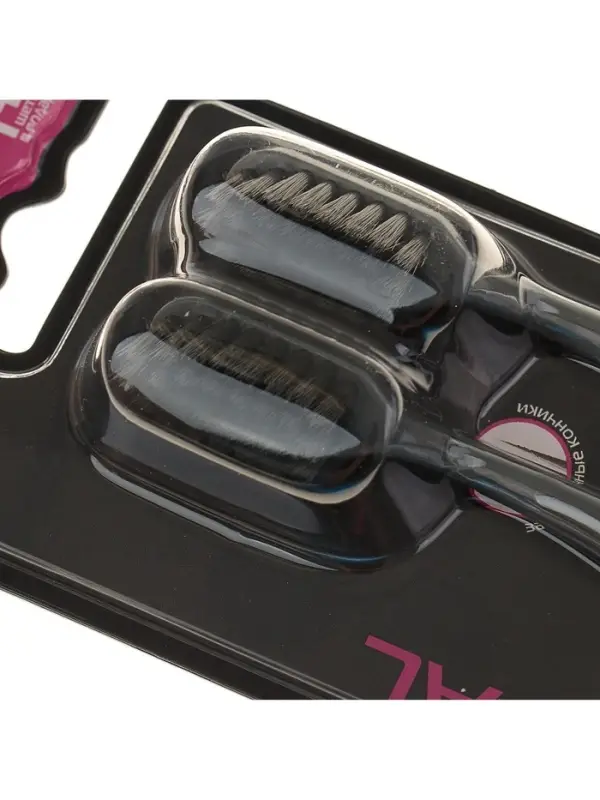 Зубная щётка D.I.E.S Charcoal, средней жёсткости, 1+1 шт., микс