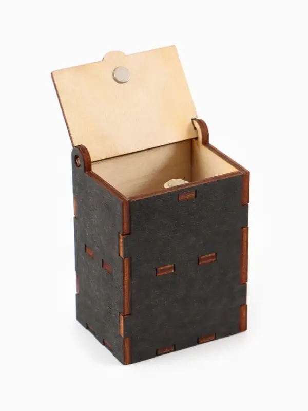 Коробка подарочная деревянная &laquo;Пуля&raquo; 4&times;5&times;6 см