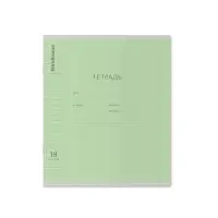 Тетрадь 18 листов в линейку, ErichKrause &laquo;Классика&raquo;, обложка мелованный картон, зелёная