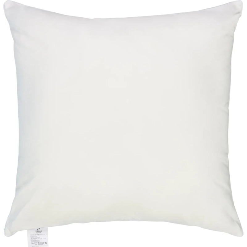 Подушка Luscan 70х70 нестеган кант (микроволокно леб.пух/55%тенсель,45%хл.)