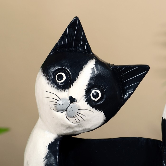 Вечный календарь Вечный календарь "Котик" дерево 15х22х6 см