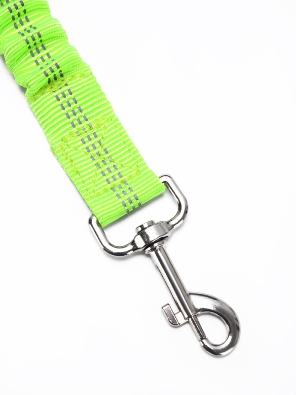 Ремень - поводок безопасности для собак амортизирующий, 50-70 х 2,5 см, зелёный Ремень - поводок безопасности для собак амортизирующий, 50-70 х 2,5 см, зелёный