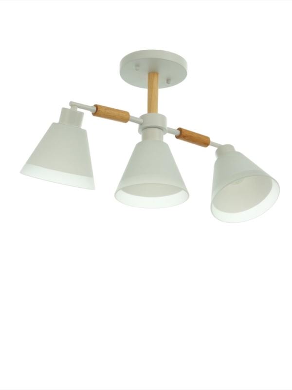 Люстра Люстра "Вудли" 3хЕ27 40Вт белый 60х16х29 см