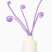 Синельная проволока, набор 100 шт, размер 1 шт 30х0,8 см, цвет сиреневый Синельная проволока, набор 100 шт, размер 1 шт 30х0,8 см, цвет сиреневый