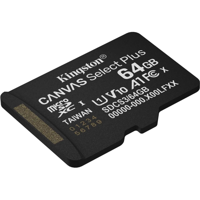 Карта памяти micro SDXC Kingston Canvas Select Plus Gen3 адапт. SDCS3/64GB