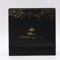 Пакет подарочный &laquo;Принцесса&raquo;, тиснение, 30&times;30&times;12 см