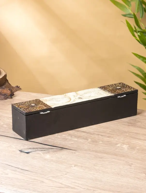 Шкатулка Шкатулка "Будда" 32х7х7 см, МДФ