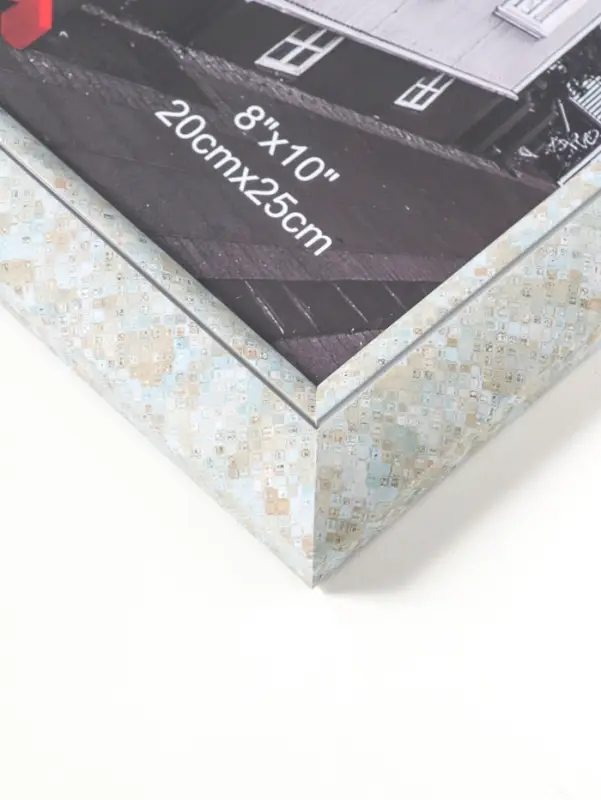 Фоторамка пластик 20х25 см "Марокканская мозаика" оттенки голубого 29,8х25х2 см